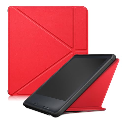Schutzhülle für Libra 2 2021 (17,8 cm), TPU + PU, faltbare Halterung, stilvoll, automatisches Schlaf-/Aufwachen von Limtula