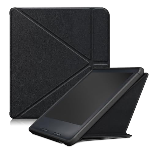Schutzhülle für Libra 2 2021 (17,8 cm), TPU + PU, faltbare Halterung, stilvoll, automatisches Schlaf-/Aufwachen von Limtula