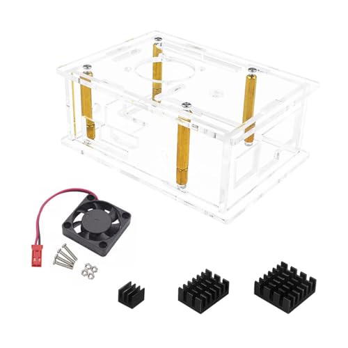 Schutzschalen Gehäuse Außenschalen für 3B-Entwicklungsplatine Acrylgehäuse mit Lüfterkühlkörper-Zubehör Schutzschalen Gehäuse Außenschalen für 3B-Entwicklungsplatine Acrylgehäuse mit Lüfterkühlkörper-Zubehör von Limtula