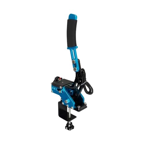 KANGYEBAIHUODIAN Universal Racing Spiel PC Handbremse SIM & Befestigungsklammer Halterung Passend for Thrustmaster T300 PC Alle Lenkrad verfügbar Passend for PS4/PS5 (Color : Blue) von LinCys