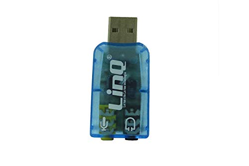 USB 2.0 Soundkarte Karte Virtuelle 5.1 Ausgang Lautsprecher/Kopfhörer Mini von LinQ