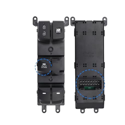 Fensterheberschalter Für Hyundai Für Elantra Für GT 2014 2015 2016 93570A5010 93570A5100 Auto Elektrische Fensterheber Control Schalter Auto Zubehör Fensterheber Schalter(AUTODOWN Button) von LinQianBhD