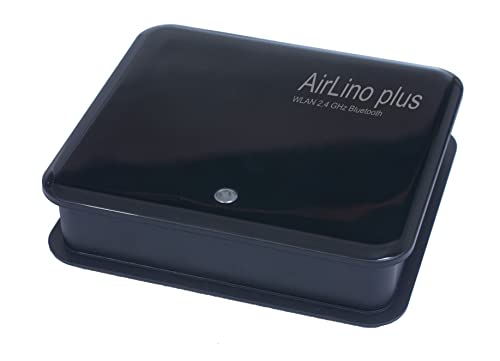 AirLino® Plus WiFi & Bluetooth Multiroom Empfänger/Receiver/Audio Streaming via WLAN oder Bluetooth 2.4GHz (AirPlay, DLNA, UPnP, Internet Radio, NAS-Media Server, Tidal, Spotify, Qobuz Connect) von LinTech