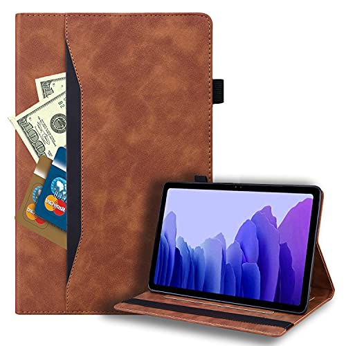 Lenovo Tab P11 Plus 2021 / Tab P11 Hülle 11 Zoll 2020 (TB-J607F/TB-J606F/TB-J606X) Stand Folio Case PU Leder Shell Cover mit Multi-Angle Viewing Card Pocket für Lenovo Tab P11 11 Zoll, Braun von Linbol