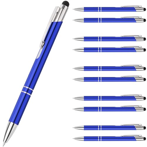 Lindahandel Kugelschreiber,Stift 200 stück,Ballpoint Pen,Ergonomische Schreibstifte Set,Mit Touchscreen-Funktion Klickkugelschreiber,Blau Kugelschreiber mit Schwarz Mine Lindahandel Kugelschreiber,Stift 200 stück,Ballpoint Pen,Ergonomische Schreibstifte Set,Mit Touchscreen-Funktion Klickkugelschreiber,Blau Kugelschreiber mit Schwarz Mine von Lindahandel