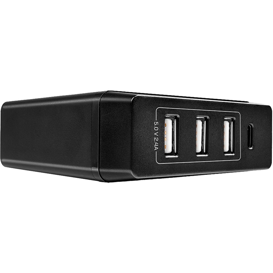 4 Port USB Type C & A Smart Charger mit Power Delivery, 72W, Ladegerät von Lindy