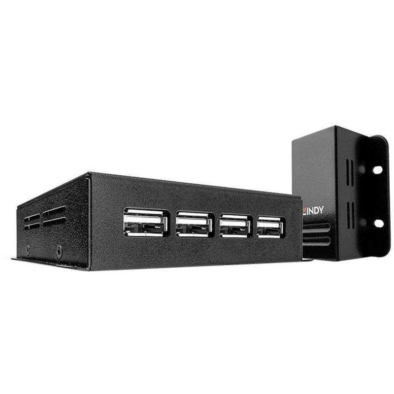 50m 4 Port USB 2.0 Cat.6 Extender, USB-Extender von Lindy