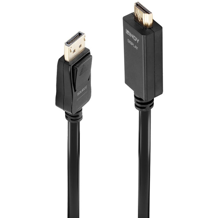 Adapterkabel DisplayPort > HDMI 10,2 Gbit/s von Lindy