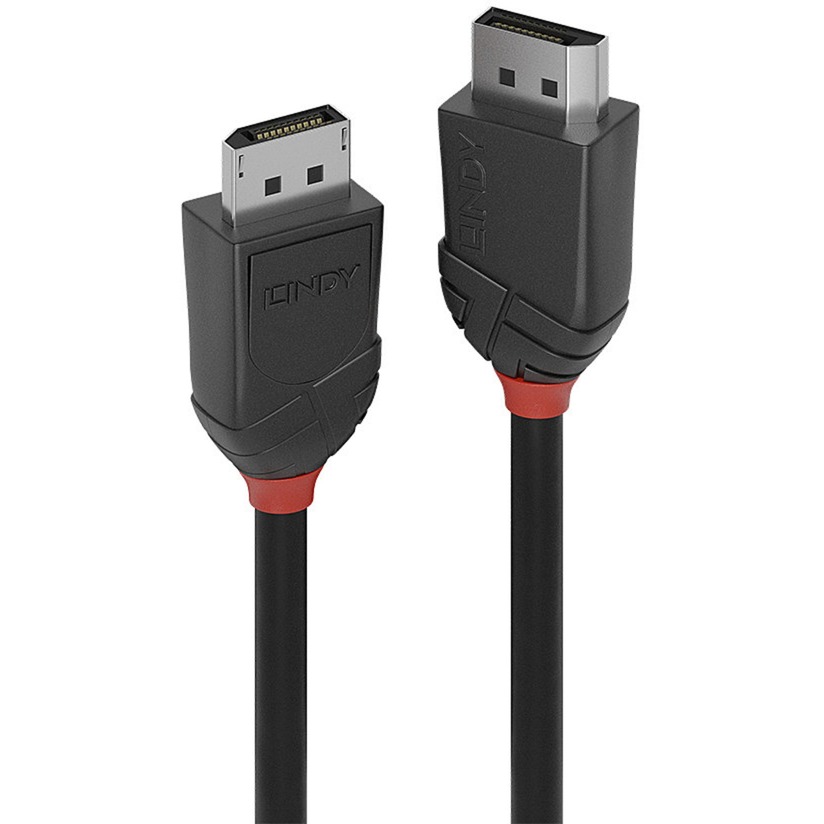 DisplayPort 1.2 Kabel Black Line, Stecker > Stecker von Lindy