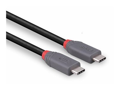 LINDY 0.8m USB4 240W Typ C Kabel, 40Gbit/s, Anthra Line von Lindy