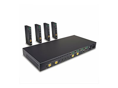 LINDY 150m Cat.6 4x4 HDMI 4K60 HDBaseT Matrix Extender LINDY 150m Cat.6 4x4 HDMI 4K60 HDBaseT Matrix Extender von Lindy