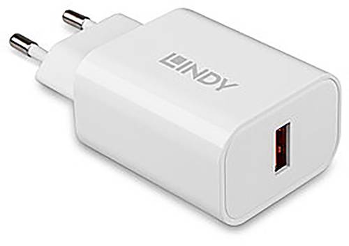 LINDY 18W USB Typ A Charger USB-Ladegerät 18W Innenbereich Ausgangsstrom (max.) 3A Anzahl Ausgänge von Lindy