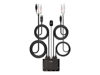 LINDY 2 Port DP 1.2 USB Typ C KVM Switch LINDY 2 Port DP 1.2 USB Typ C KVM Switch von Lindy