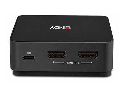 LINDY 2 Port Type C,Dual HDMI 4K60 KVM Switch LINDY 2 Port Type C,Dual HDMI 4K60 KVM Switch von Lindy