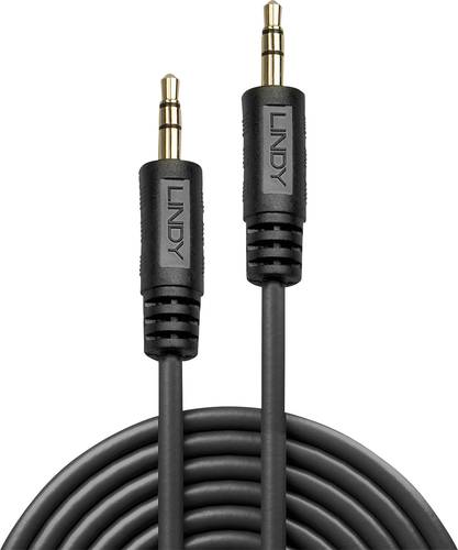 LINDY 35642 Klinke Audio Anschlusskabel [1x Klinkenstecker 3.5mm - 1x Klinkenstecker 3.5 mm] 2.00m S von Lindy
