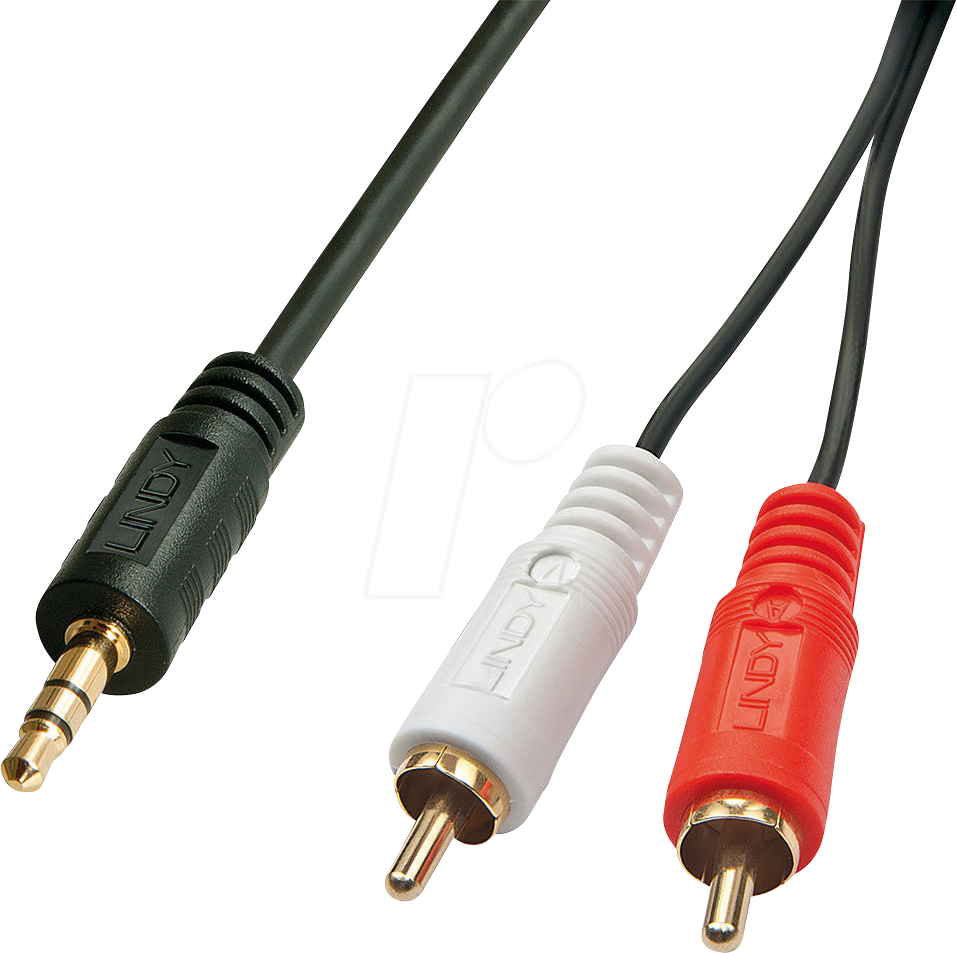 LINDY 35682 - Audio Kabel, 3,5 mm Stereo Klinken zu 2x Cinch, 3,0 m LINDY 35682 - Audio Kabel, 3,5 mm Stereo Klinken zu 2x Cinch, 3,0 m von Lindy