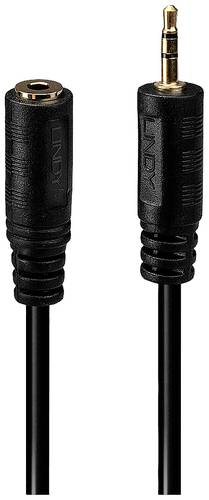 LINDY 35698 Klinke Audio Adapter [1x Klinkenstecker 2.5mm - 1x Klinkenbuchse 3.5 mm] Schwarz von Lindy