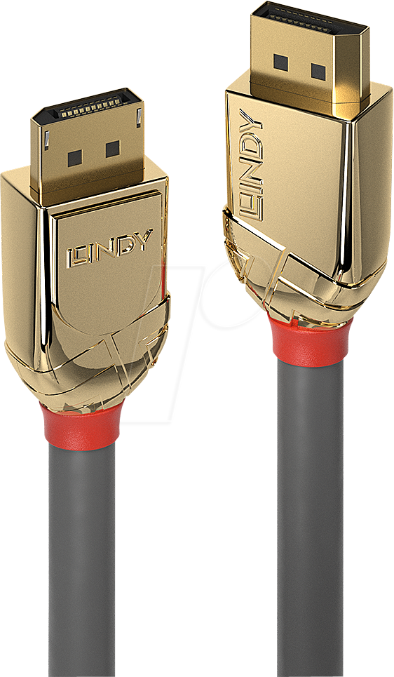 LINDY 36298 - DisplayPort 1.2 Kabel, 4K 60 Hz, 20,0 m von Lindy