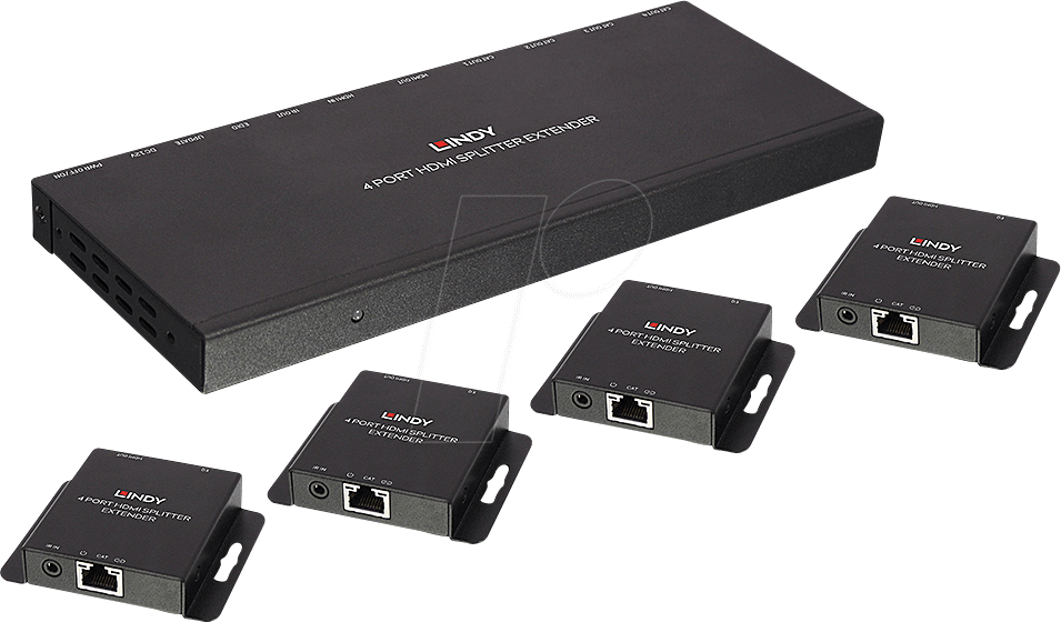 LINDY 38155 - HDMI/IR KVM Splitter Extender über Cat.6 - 50 Meter von Lindy