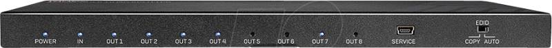 LINDY 38237 - HDMI Splitter, 8 Port, 4K 60 Hz von Lindy