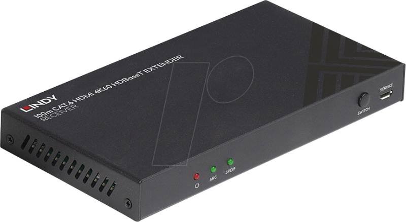 LINDY 38342 - HDBaseT Extender, Receiver, HDMI, Audio, IR, RS-232, Cat.6, 100 von Lindy