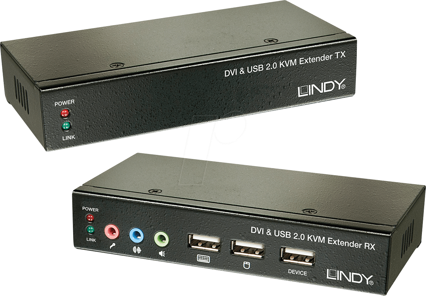 LINDY 39377 - DVI/USB/Audio KVM Extender über Cat.5 - 50 Meter von Lindy