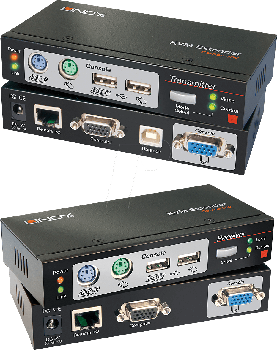 LINDY 39378 - KVM Extender Set über Cat.5 - 300 Meter von Lindy