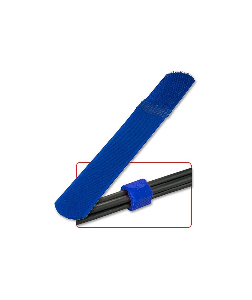 LINDY 40775 - Klett - Kabelbinder, 10 Stück, blau von Lindy
