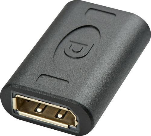 LINDY 41020 DisplayPort Adapter [1x DisplayPort Buchse - 1x DisplayPort Buchse] Schwarz von Lindy