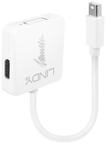 LINDY 41039 Mini-DisplayPort / DisplayPort / DVI / HDMI Konverter [1x Mini-DisplayPort Stecker - 3x von Lindy