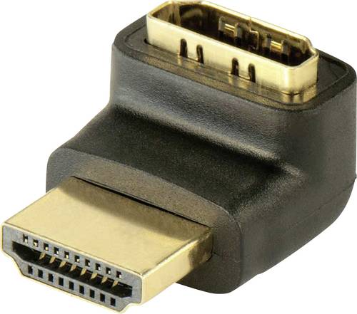 LINDY 41086 HDMI Adapter [1x HDMI-Buchse - 1x HDMI-Stecker] Schwarz von Lindy