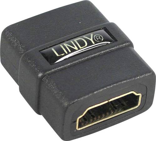 LINDY 41230 HDMI Adapter [1x HDMI-Buchse - 1x HDMI-Buchse] Schwarz von Lindy