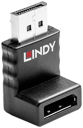 LINDY 41365 DisplayPort Adapter [1x DisplayPort Stecker - 1x DisplayPort Buchse] Schwarz von Lindy