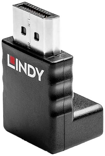 LINDY 41366 DisplayPort Adapter [1x DisplayPort Stecker - 1x DisplayPort Buchse] Schwarz von Lindy