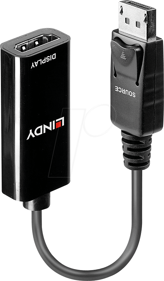 LINDY 41718 - DisplayPort Adapter, DP Stecker auf HDMI Buchse von Lindy