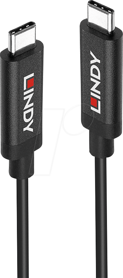 LINDY 43308 - Aktives USB 10 Gb/s-Kabel, C-Stecker, 5 m von Lindy