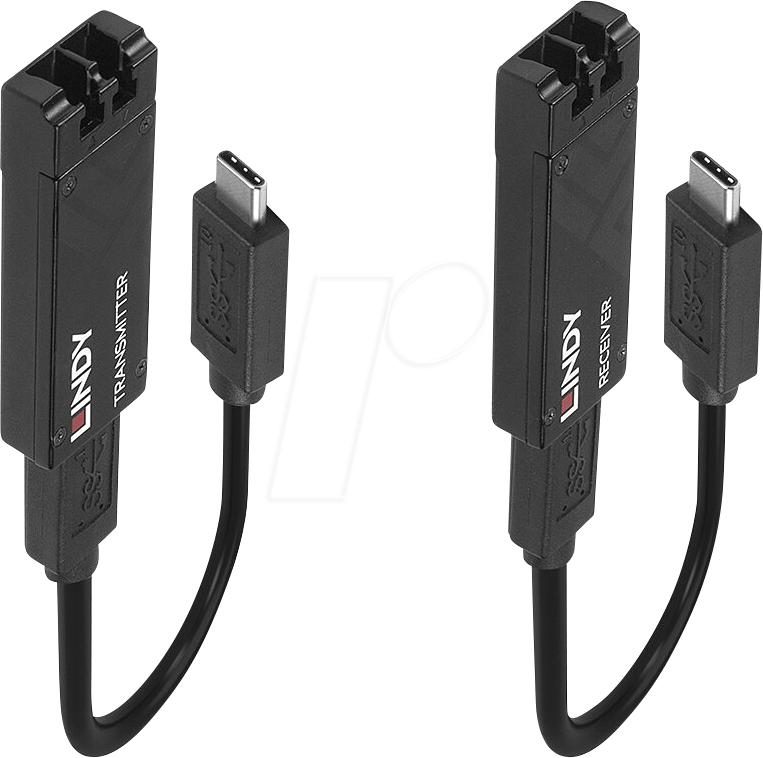 LINDY 43312 - USB 10 Gb/s Extender, USB-C, LWL-LC, bis 100 m von Lindy