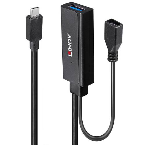 LINDY 43352 2 Port USB-C® (USB 3.2 Gen 2) Multiport Hub Schwarz von Lindy