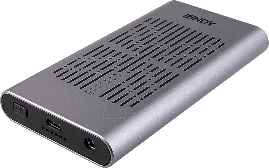 LINDY 43382 - Externes 2x M.2 NVMe SSD Gehäuse, Clone, USB 3.2 LINDY 43382 - Externes 2x M.2 NVMe SSD Gehäuse, Clone, USB 3.2 von Lindy