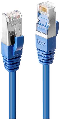 LINDY 45650 RJ45 Netzwerkkabel, Patchkabel CAT 6 S/FTP 30.00m Blau 1St. von Lindy