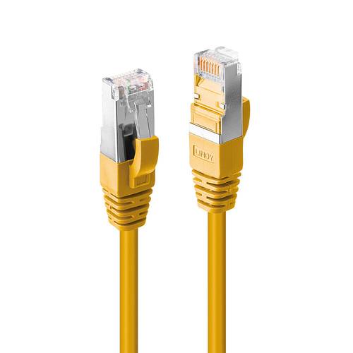 LINDY 45979 RJ45 Netzwerkkabel, Patchkabel CAT 6 S/FTP 0.30m Gelb 1St. von Lindy