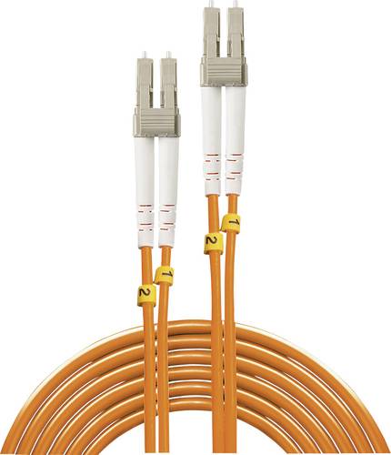LINDY 46482 Glasfaser LWL Anschlusskabel [1x LC-Stecker - 1x LC-Stecker] 50/125 µ Multimode OM2 3.0 von Lindy