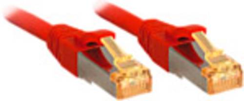 LINDY 47290 RJ45 Netzwerkkabel, Patchkabel CAT 6 S/FTP 0.30m Rot 1St. von Lindy