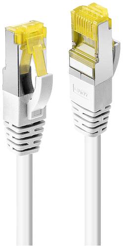 LINDY 47323 RJ45 Netzwerkkabel, Patchkabel CAT 6a (Rohkabel CAT 7) S/FTP 1.50m Weiß 1St. von Lindy