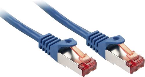 LINDY 47350 RJ45 Netzwerkkabel, Patchkabel 0.30m Blau 1St. von Lindy