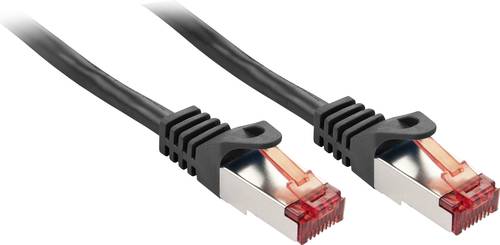 LINDY 47376 RJ45 Netzwerkkabel, Patchkabel 5.00m Schwarz 1St. von Lindy