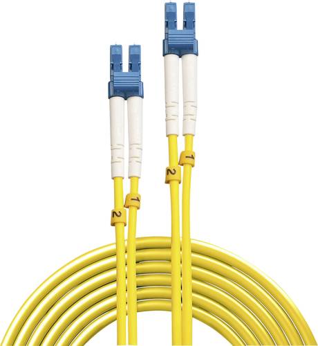 LINDY 47455 Glasfaser LWL Anschlusskabel [1x LC-Stecker - 1x LC-Stecker] 9/125 µ Singlemode OS2 15. von Lindy