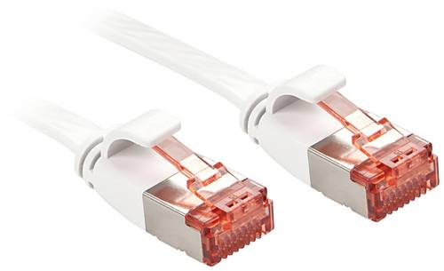 LINDY 47565 RJ45 Netzwerkkabel, Patchkabel CAT 6 U/FTP 10.00m Weiß 1St. von Lindy