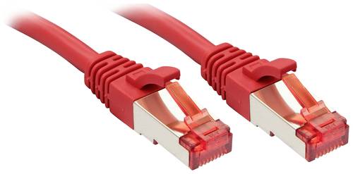 LINDY 47733 RJ45 Netzwerkkabel, Patchkabel CAT 6 S/FTP 1.50m Rot 1St. von Lindy