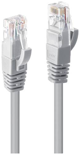 LINDY 48000 RJ45 Netzwerkkabel, Patchkabel CAT 6 U/UTP 0.30m Grau von Lindy